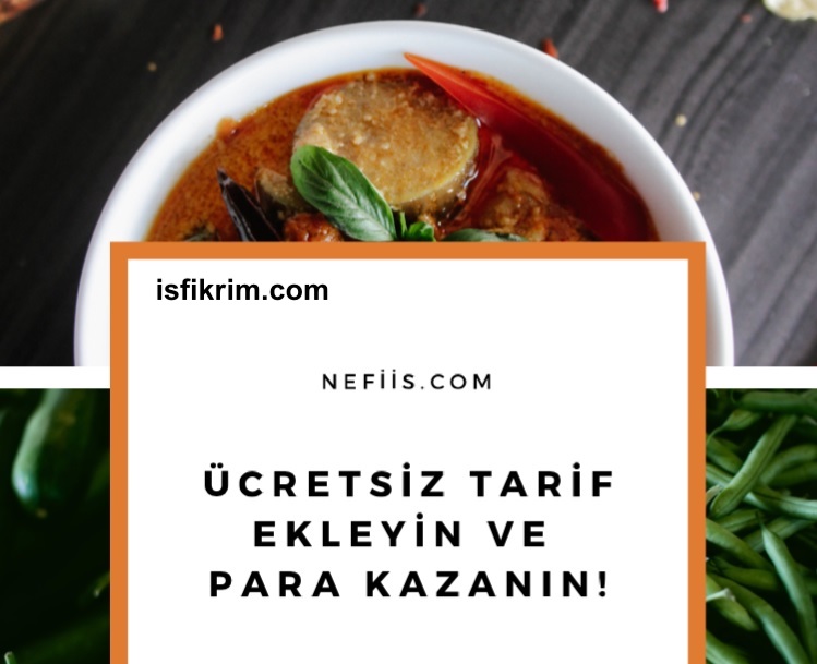 Yemek Tarifleri Yazarak Para Kazandıran Siteler